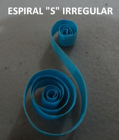 Espiral S irregular