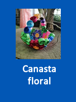 Canasta floral