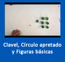Clavel, círculo apretado y figs básicas