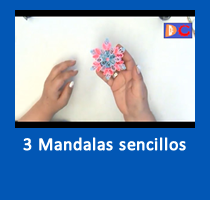 3 Mandalas sencillos